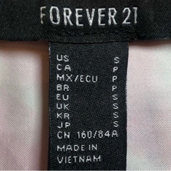 Forever 21 Tie-Dye Mini Dress Pink/Orange/White Women’s Small - Picture 6 of 7